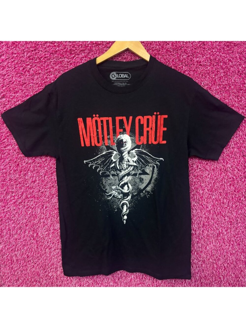 Motley Crue Dr Feel Good Album Cover Art Heavy Metal Tee M